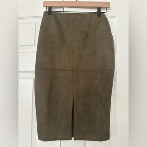 Lulu's Olive Pencil Skirt